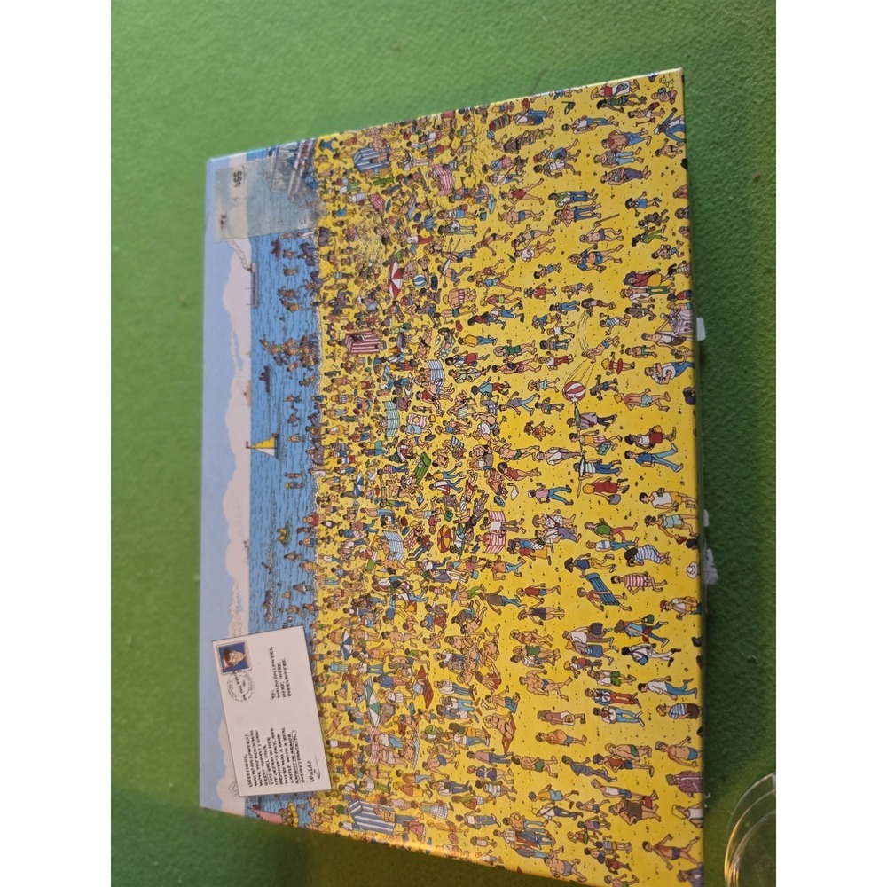 Where's Waldo? On The Beach 100-Piece‎ Jigsaw Puzzle #623  1989 Complete